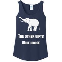 Funny White Elephant Gift Ladies Essential Tank