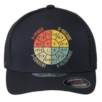 Formula Wheel Electrical Engineering Electricity Ohm's Law Flexfit Unipanel Trucker Cap