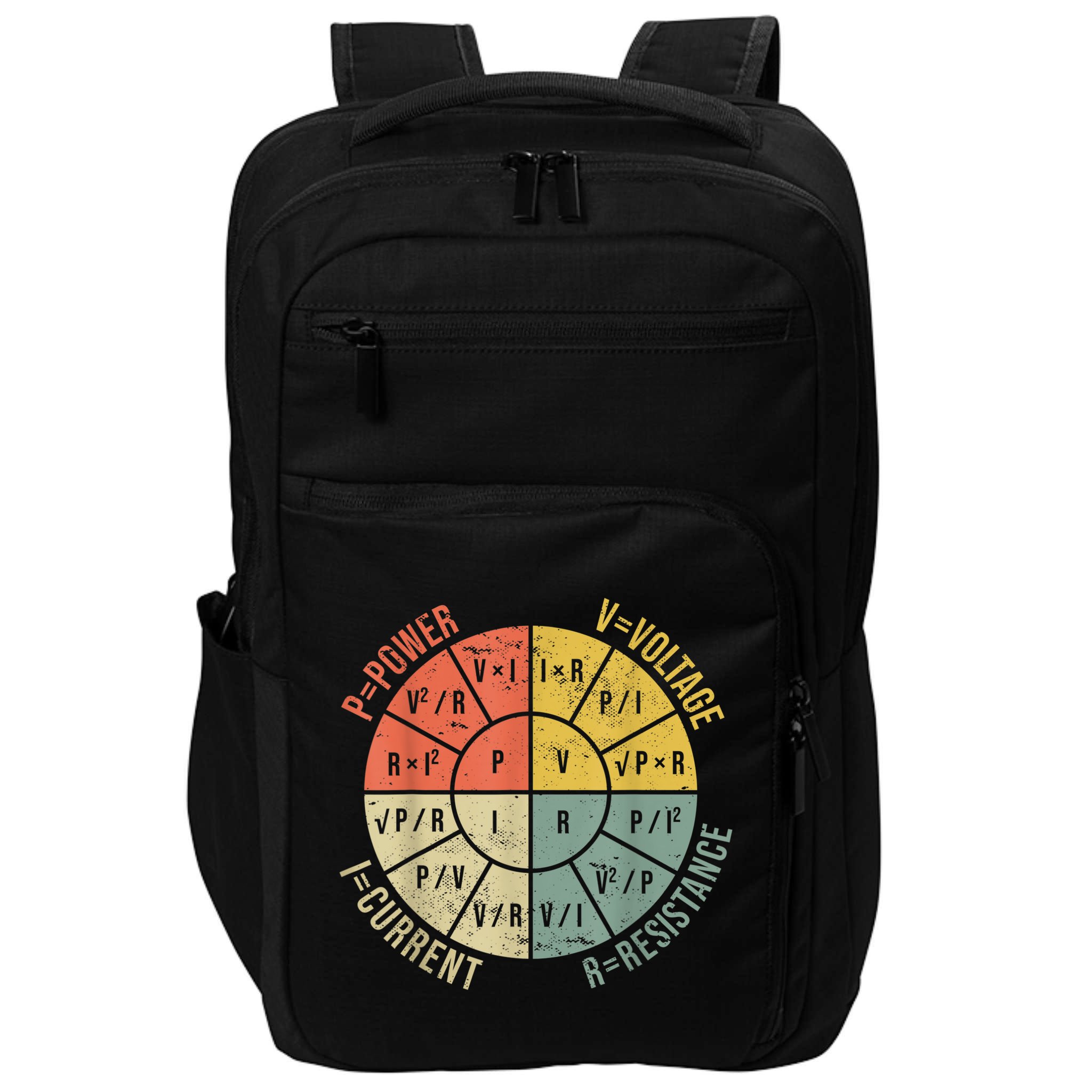 Formula Wheel Electrical Engineering Electricity Ohm's Law Impact Tech Backpack