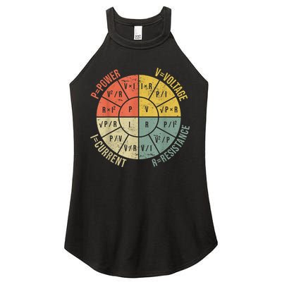 Formula Wheel Electrical Engineering Electricity Ohm's Law Women's Perfect Tri Rocker Tank