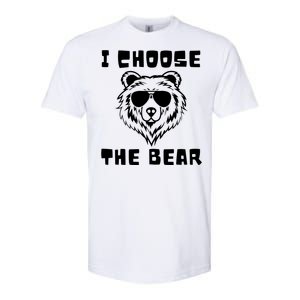 Funny Women Empowerment I Choose The Bear Softstyle CVC T-Shirt