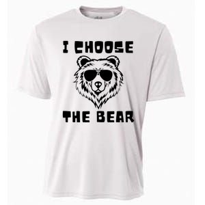 Funny Women Empowerment I Choose The Bear Cooling Performance Crew T-Shirt