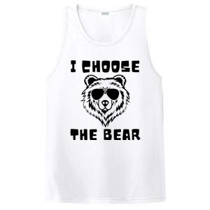 Funny Women Empowerment I Choose The Bear PosiCharge Competitor Tank