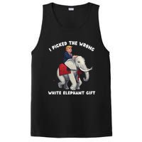 Funny White Elephant Gag Wrapped Elephant Dumb PosiCharge Competitor Tank