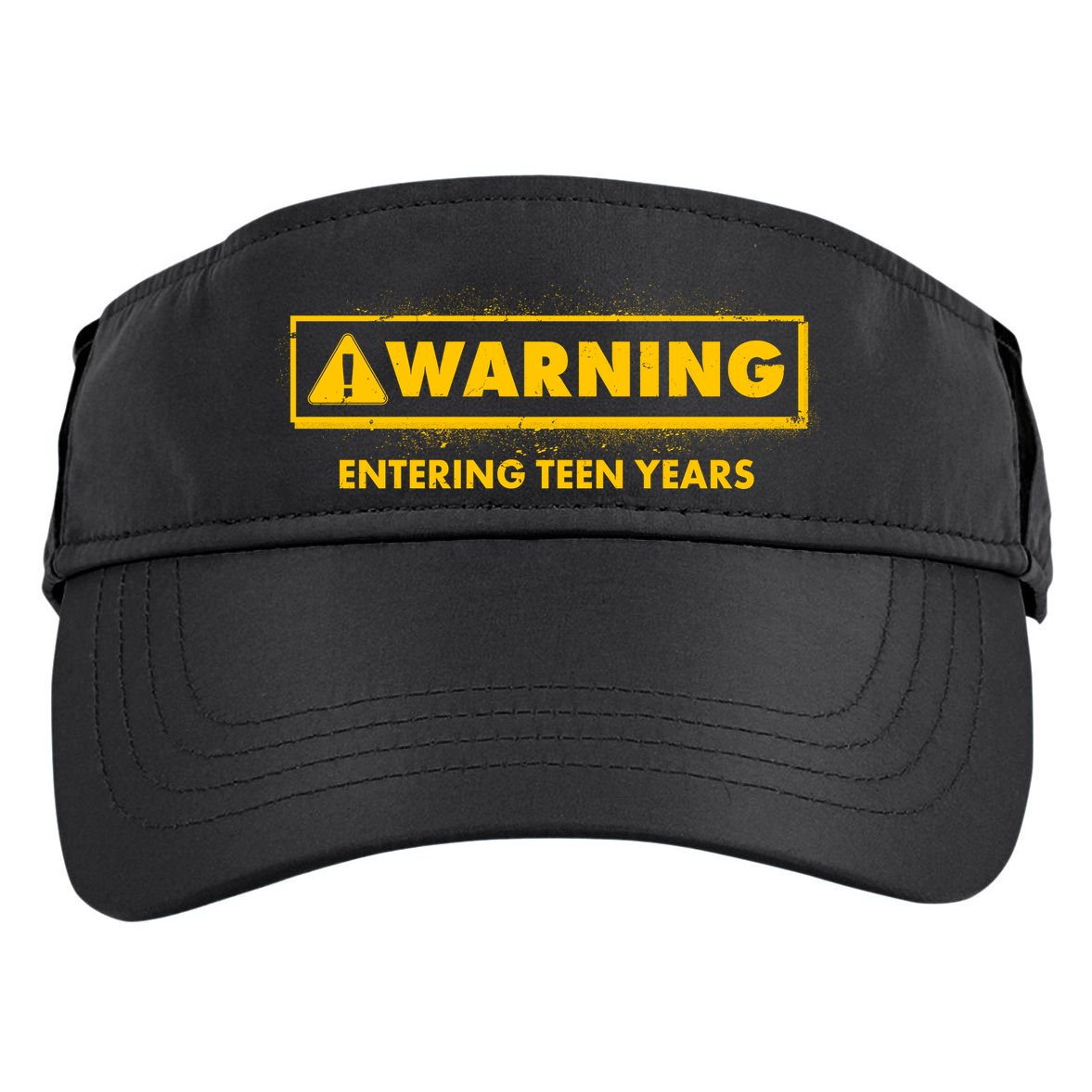 Funny Warning Entering Teen Years Adult Drive Performance Visor