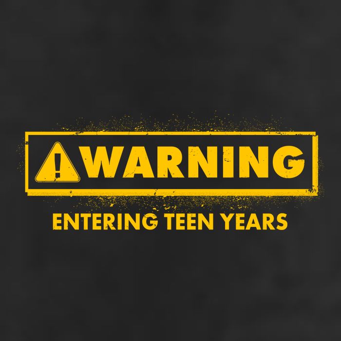 Funny Warning Entering Teen Years Adult Drive Performance Visor