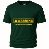 Funny Warning Entering Teen Years Cooling Performance Crew T-Shirt