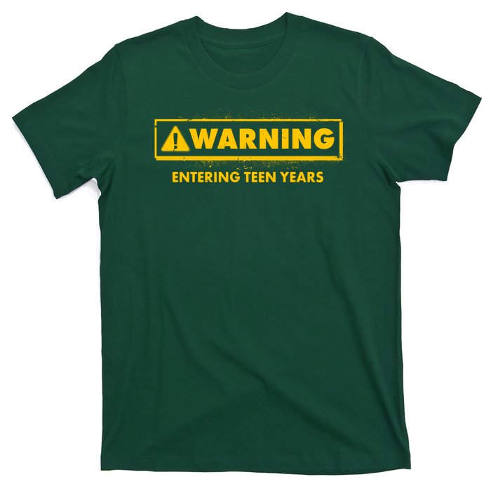 Funny Warning Entering Teen Years T-Shirt