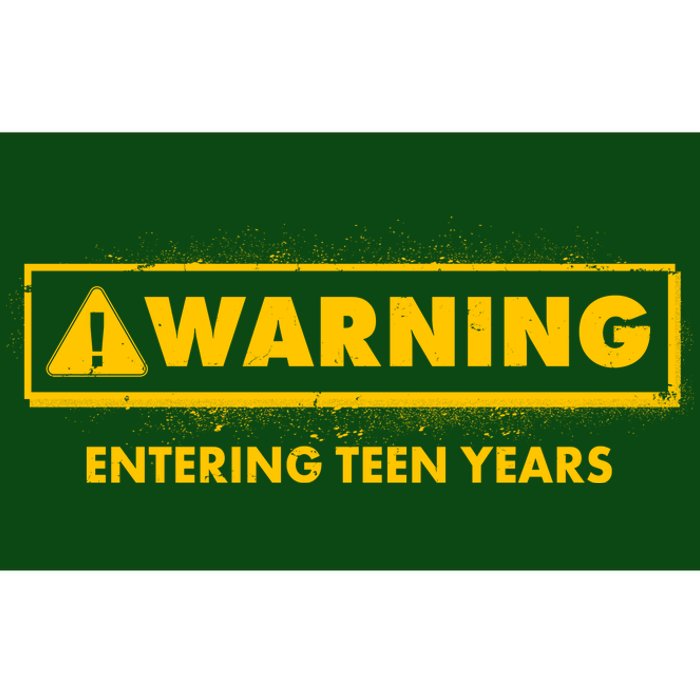 Funny Warning Entering Teen Years Bumper Sticker