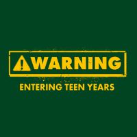 Funny Warning Entering Teen Years Womens T-Shirt
