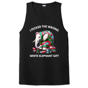 Funny White Elephant Gift Wrapped Elephant Dumb Gift PosiCharge Competitor Tank