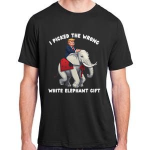 Funny White Elephant Gag Wrapped Elephant Dumb Adult ChromaSoft Performance T-Shirt