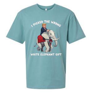 Funny White Elephant Gag Wrapped Elephant Dumb Sueded Cloud Jersey T-Shirt