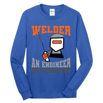 Fun Welder Engineer Gift Tall Long Sleeve T-Shirt