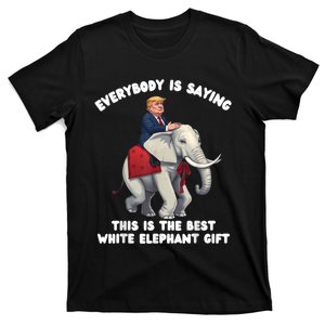 Funny White Elephant Gag Wrapped Dumb Elephant T-Shirt