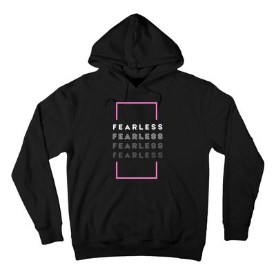 Fearless Woman. Empowering Courage. Ringless Not Worthless Hoodie