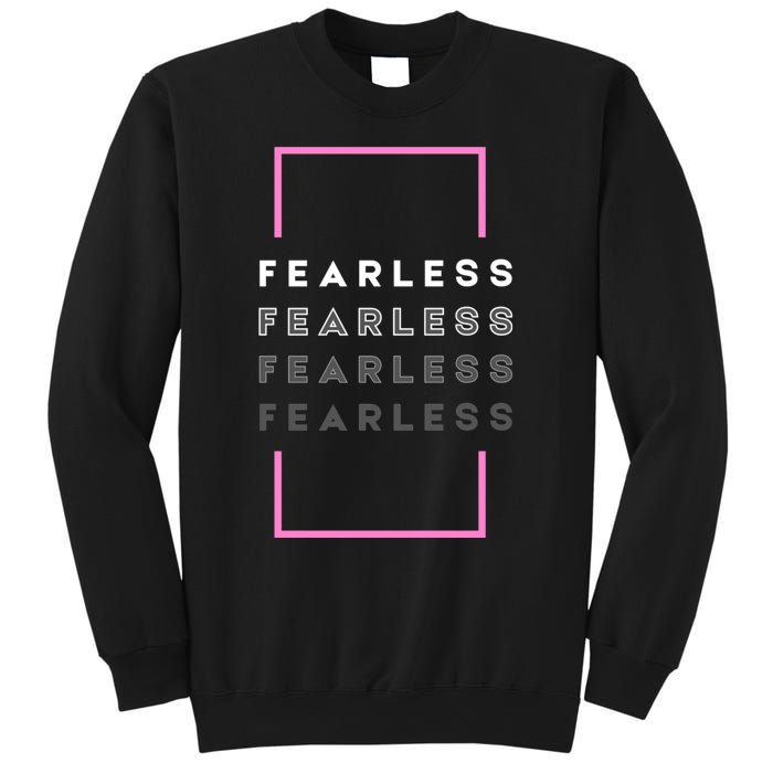 Fearless Woman. Empowering Courage. Ringless Not Worthless Sweatshirt