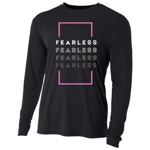 Fearless Woman. Empowering Courage. Ringless Not Worthless Cooling Performance Long Sleeve Crew