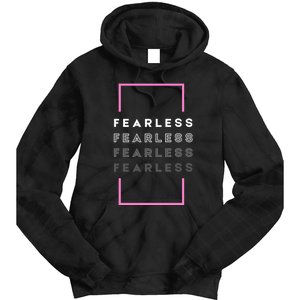 Fearless Woman. Empowering Courage. Ringless Not Worthless Tie Dye Hoodie