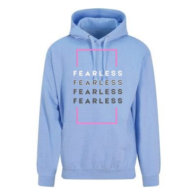 Fearless Woman. Empowering Courage. Ringless Not Worthless Unisex Surf Hoodie