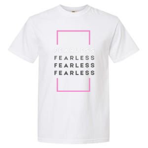 Fearless Woman. Empowering Courage. Ringless Not Worthless Garment-Dyed Heavyweight T-Shirt