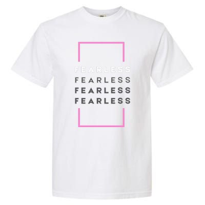 Fearless Woman. Empowering Courage. Ringless Not Worthless Garment-Dyed Heavyweight T-Shirt