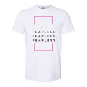 Fearless Woman. Empowering Courage. Ringless Not Worthless Softstyle CVC T-Shirt