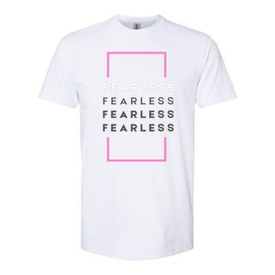 Fearless Woman. Empowering Courage. Ringless Not Worthless Softstyle® CVC T-Shirt