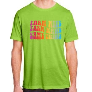 Farm Wife Farm Hand Same Thing Funny Cow Tees Adult ChromaSoft Performance T-Shirt