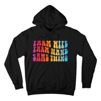 Farm Wife Farm Hand Same Thing Funny Cow Tees Hoodie