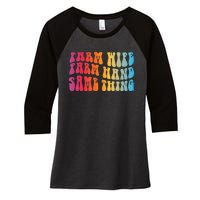 Farm Wife Farm Hand Same Thing Funny Cow Tees Women's Tri-Blend 3/4-Sleeve Raglan Shirt