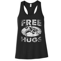 Funny Wrestling Funny Free Hugs Wrestling Gift Women's Racerback Tank