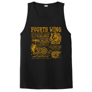 Fourth Wing Fantasy Book Romantasy Dragons Yarros Basgiath PosiCharge Competitor Tank