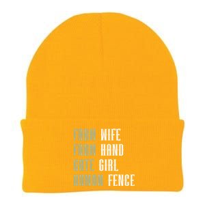 Farm Wife Farm Hand Gate Farmer Wife Of A Farmer Funny Gift Knit Cap Winter Beanie