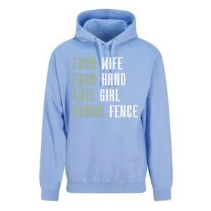 Farm Wife Farm Hand Gate Farmer Wife Of A Farmer Funny Gift Unisex Surf Hoodie