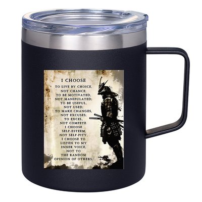 Fearless Warrior 12oz Stainless Steel Coffee Mug