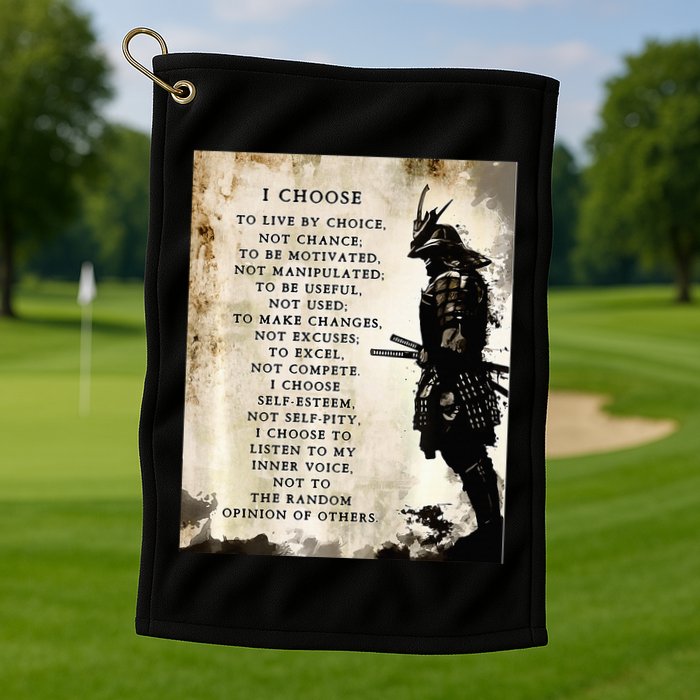 Fearless Warrior Golf Towel