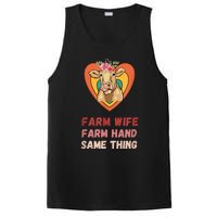 Farm Wife Farm Hand Same Thing, Funny Cow Tees PosiCharge Competitor Tank