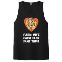 Farm Wife Farm Hand Same Thing, Funny Cow Tees PosiCharge Competitor Tank