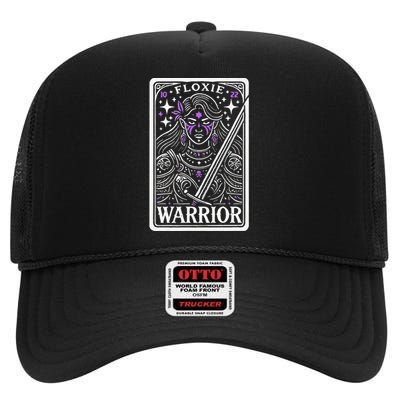 Floxie Warrior Fluoroquinolone Toxicity Awareness High Crown Mesh Back Trucker Hat