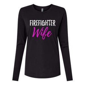 Firefighter Wife Funny Gift For Mother Or Wife Cool Gift Womens Cotton Relaxed Long Sleeve T-Shirt