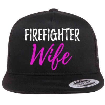 Firefighter Wife Funny Gift For Mother Or Wife Cool Gift Flatbill Hat