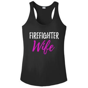 Firefighter Wife Funny Gift For Mother Or Wife Cool Gift Ladies PosiCharge Competitor Racerback Tank