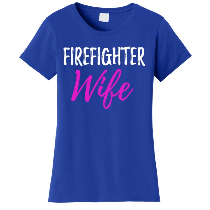 Firefighter Wife Funny Gift For Mother Or Wife Cool Gift Women's T-Shirt