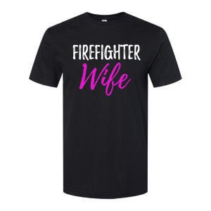 Firefighter Wife Funny Gift For Mother Or Wife Cool Gift Softstyle CVC T-Shirt