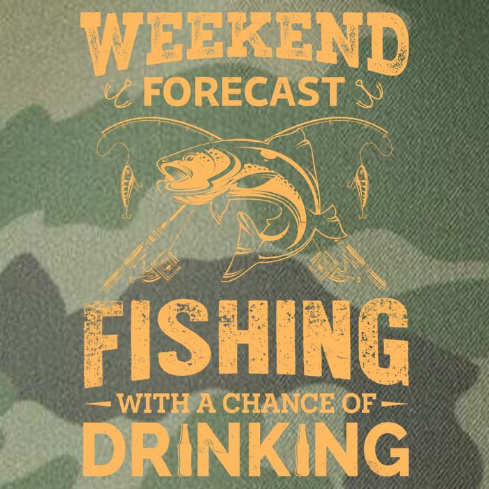 Funny Weekend Forcast Fishing With A Chance Of Drinking Legacy Tie Dye Trucker Hat