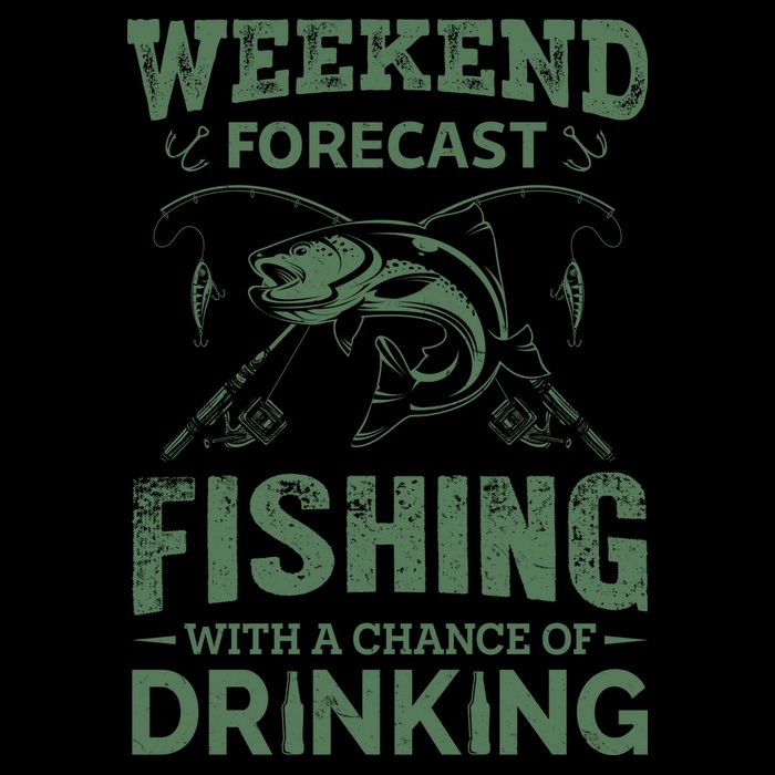 Funny Weekend Forcast Fishing With A Chance Of Drinking Mug