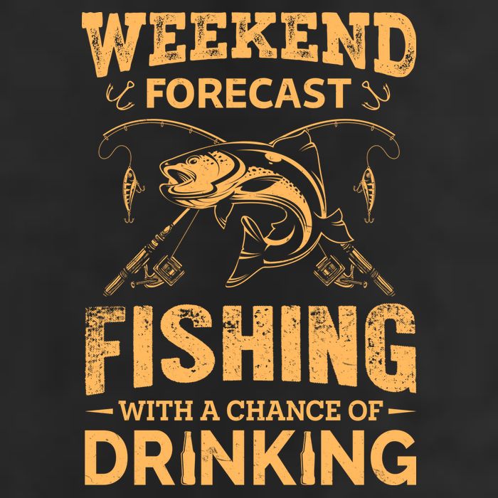 Funny Weekend Forcast Fishing With A Chance Of Drinking Tumbler