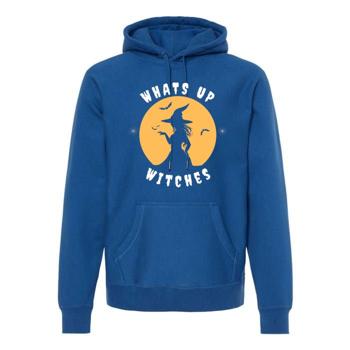 Funny Witches Funny WhatS Up Witches Up Witches Gift Premium Hoodie