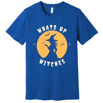 Funny Witches Funny WhatS Up Witches Up Witches Gift Premium T-Shirt